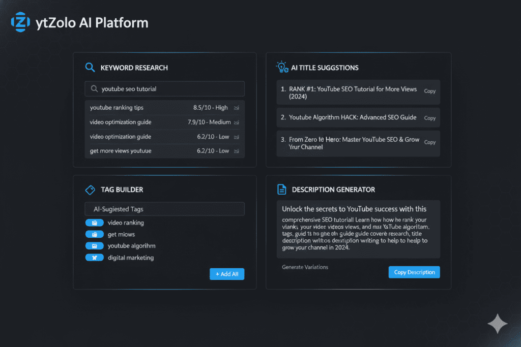 YouTube SEO optimization tool free