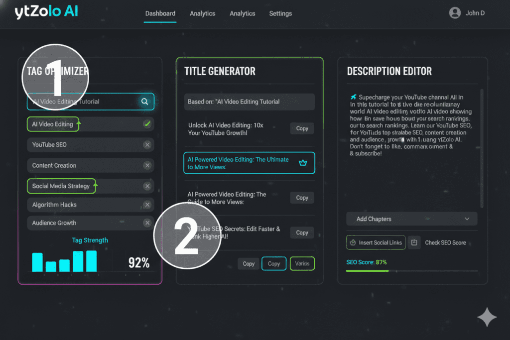 Why Every Smart YouTuber Is Using a YouTube Video Tag Optimizer AI in 2026 (And You're Falling Behind Without One) 9 YouTube SEO tag optimization tool
