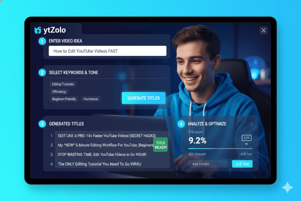 YouTube SEO title generator