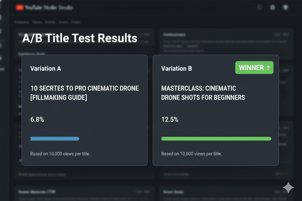 YouTube SEO title optimization