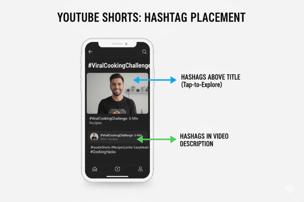 YouTube Shorts hashtags for more views