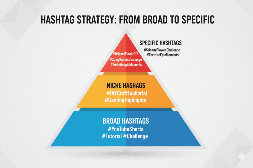 YouTube Shorts trending hashtags