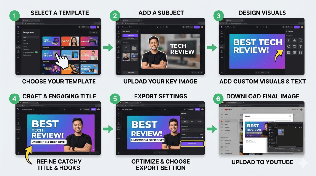YouTube Thumbnail Maker for Beginners – Secret Hack
