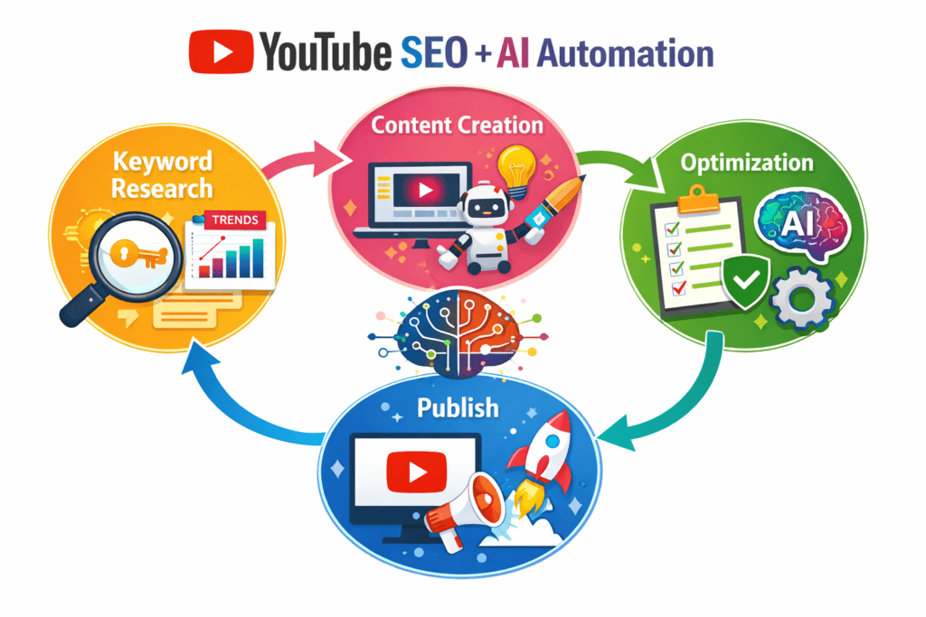 YouTube automation software AI