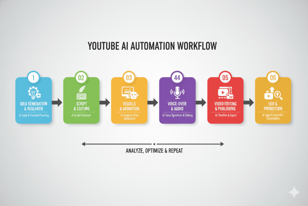 YouTube automation software AI