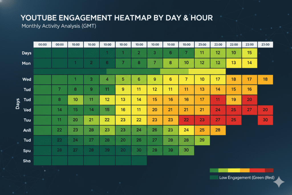 YouTube best time to post calculator