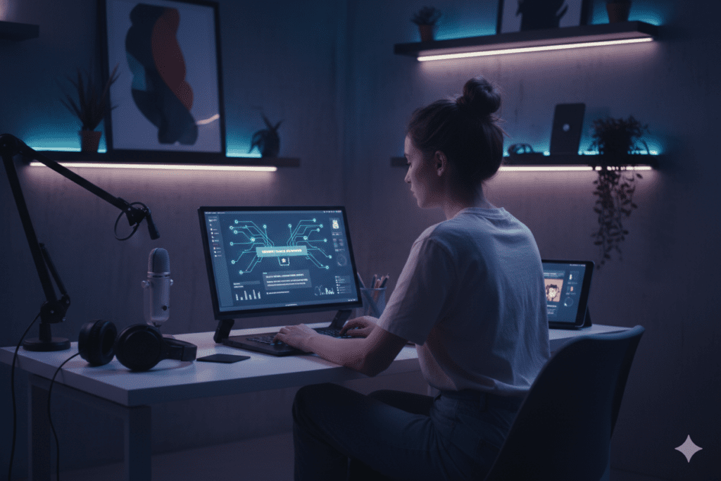 YouTube description ideas AI