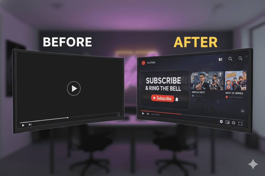 YouTube end screen script examples