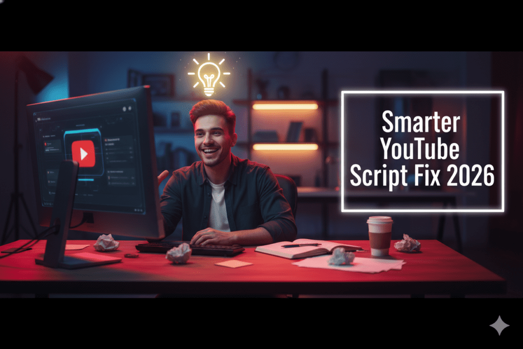 You've Been Writing YouTube Scripts the Hard Way — Here's the Smarter Fix Every Creator Needs in 2026 1 YouTube full script generator