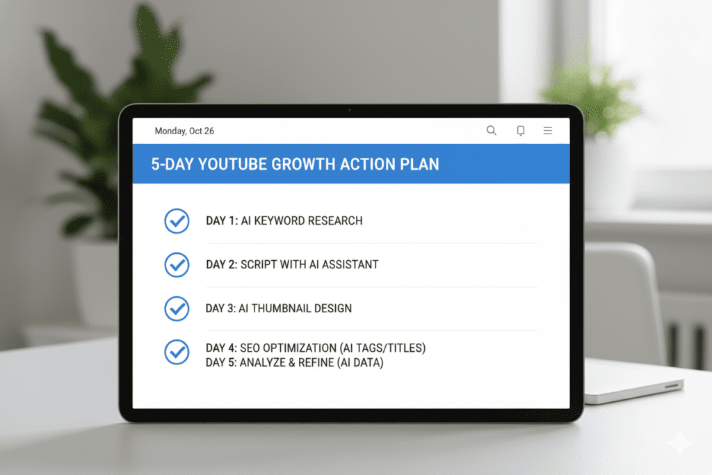 YouTube growth strategies AI