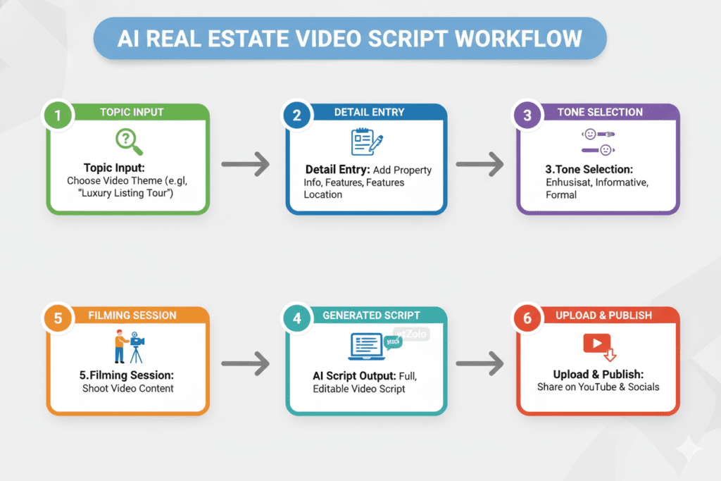 Real Estate Video Script AI: The Ultimate Guide to Writing Scripts That Sell Properties and Grow Your YouTube Channel in 2026 5 YouTube real estate video script generator