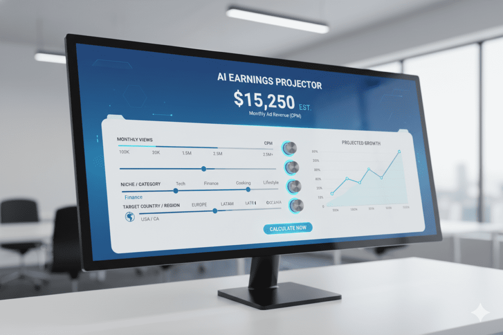 YouTube revenue calculator tool