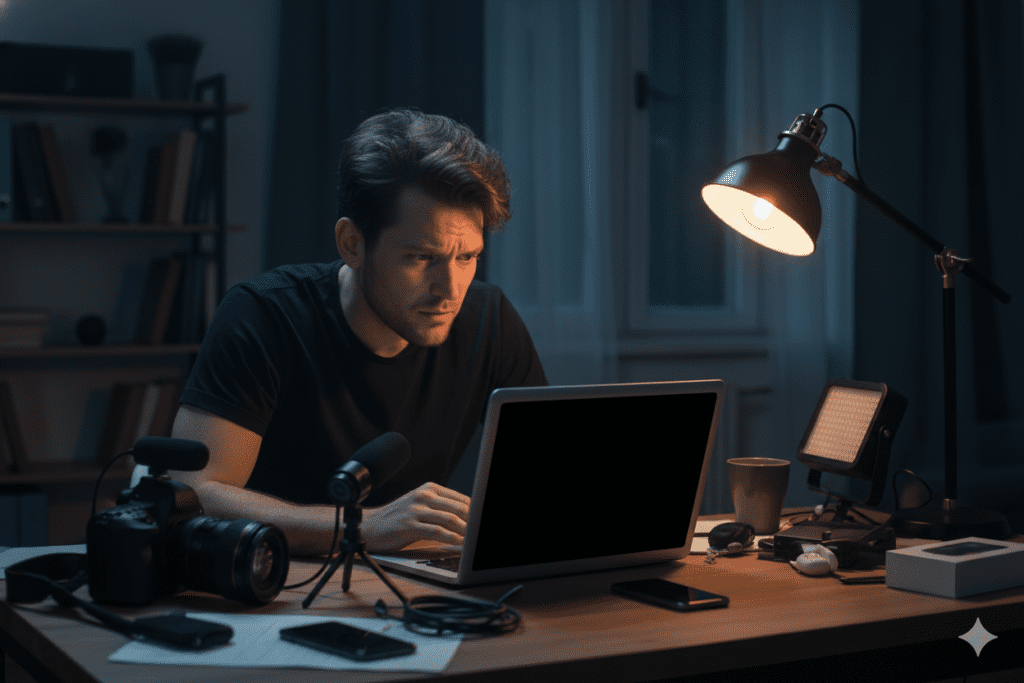 YouTube tech review script generator