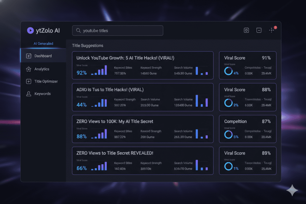 YouTube title editor