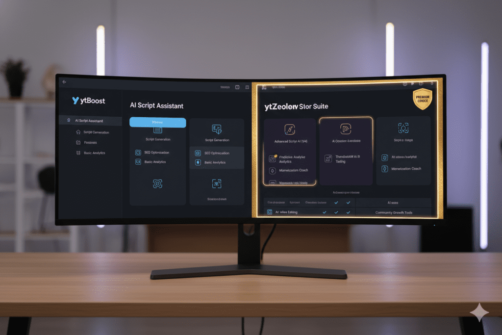 YouTube video script generator AI
