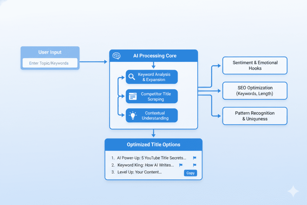 YouTube video title generator AI