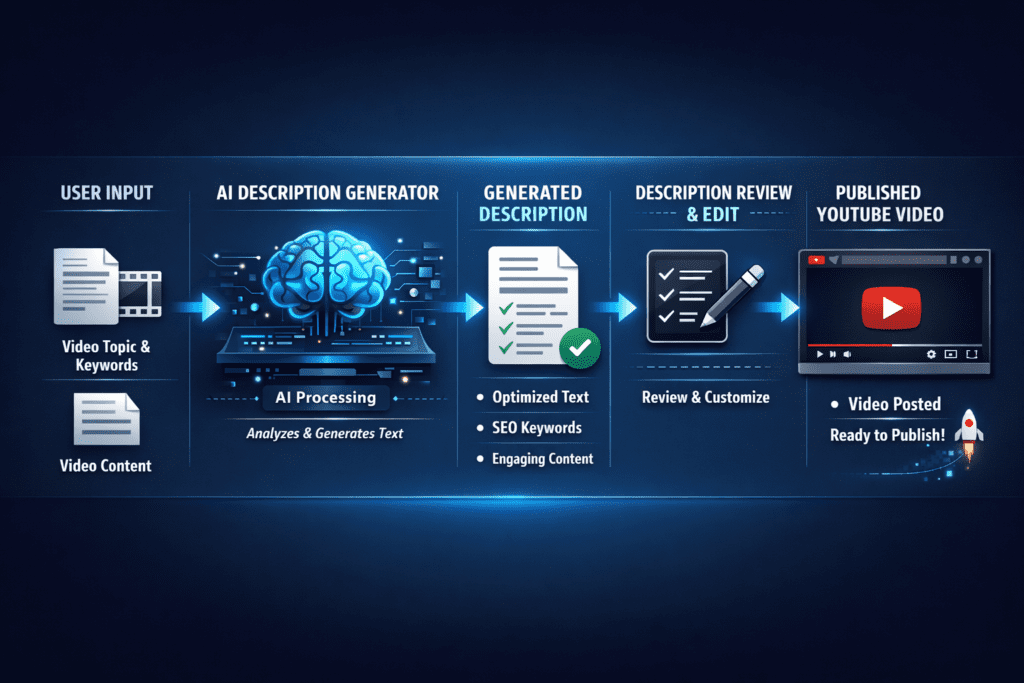 ai tool for youtube description writing