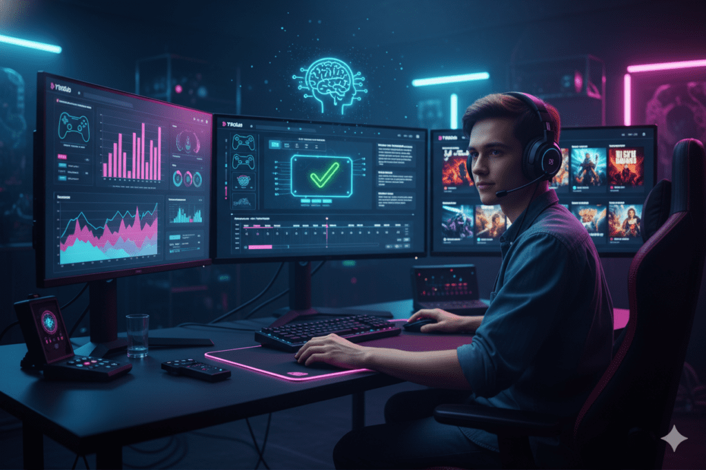 ai tools for gaming channels