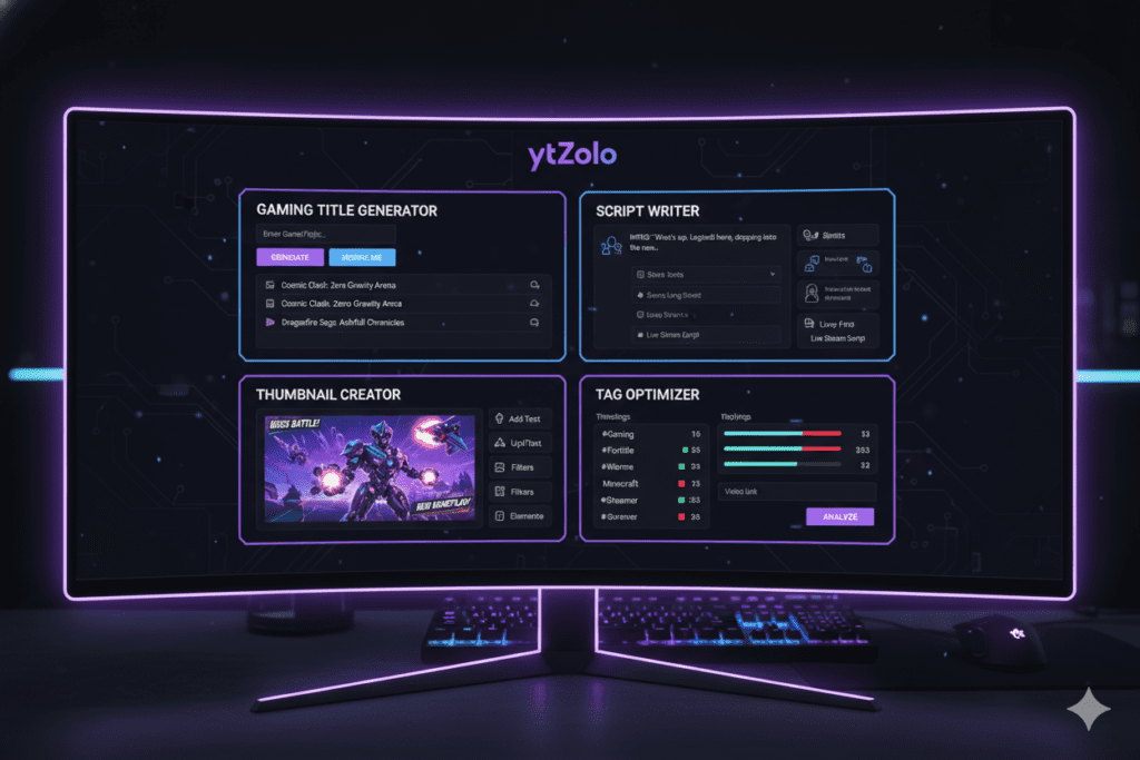 ai tools for gaming channels