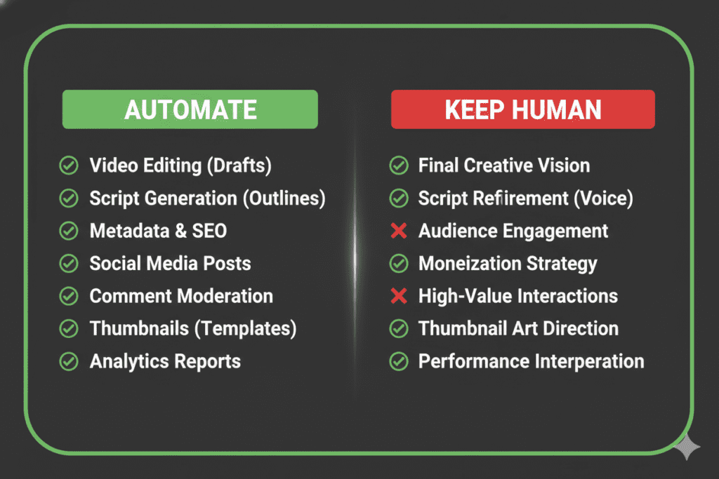 YouTube Content Automation AI: The Complete 2026 Guide to Growing Your Channel on Autopilot 5 automate YouTube channel with AI