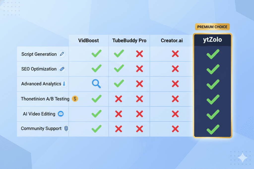 automatic YouTube script writing tool