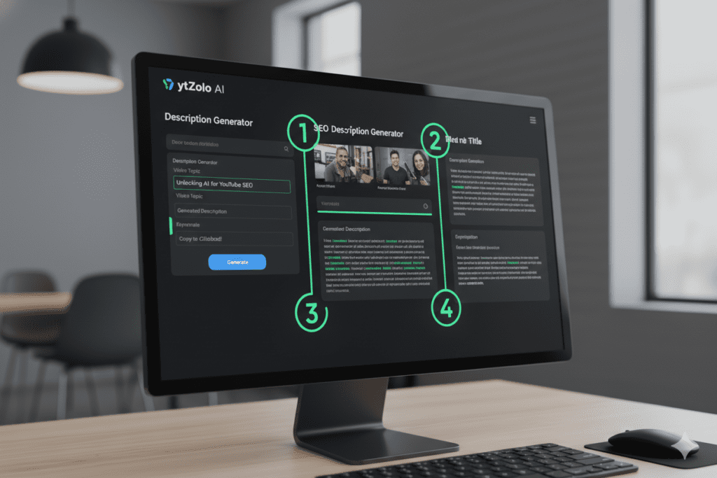 automatic youtube description generator
