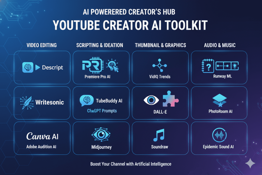 The Best AI YouTube Tools 2026: Every Smart Creator Is Already Using These (Are You?) 3 best AI tools for YouTube creators 2026