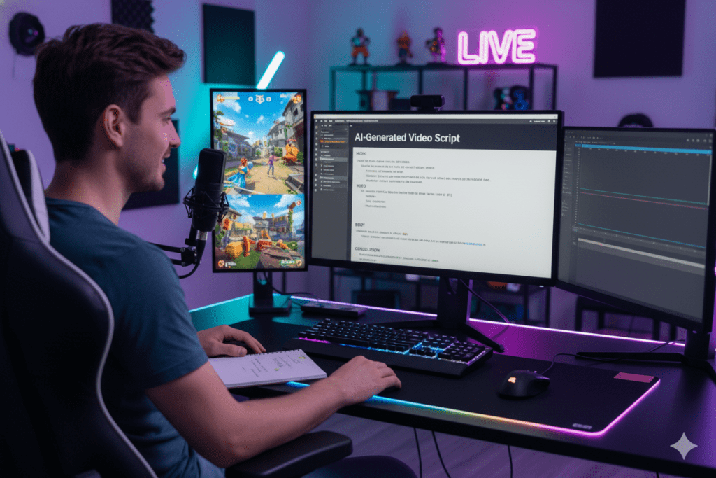 best AI tools for gaming YouTube channels