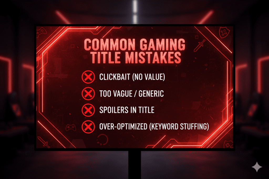 Your Gaming Videos Deserve More Views: The Ultimate Guide to Writing a Viral Title for YouTube Gaming Channel 12 catchy gaming titles for YouTube