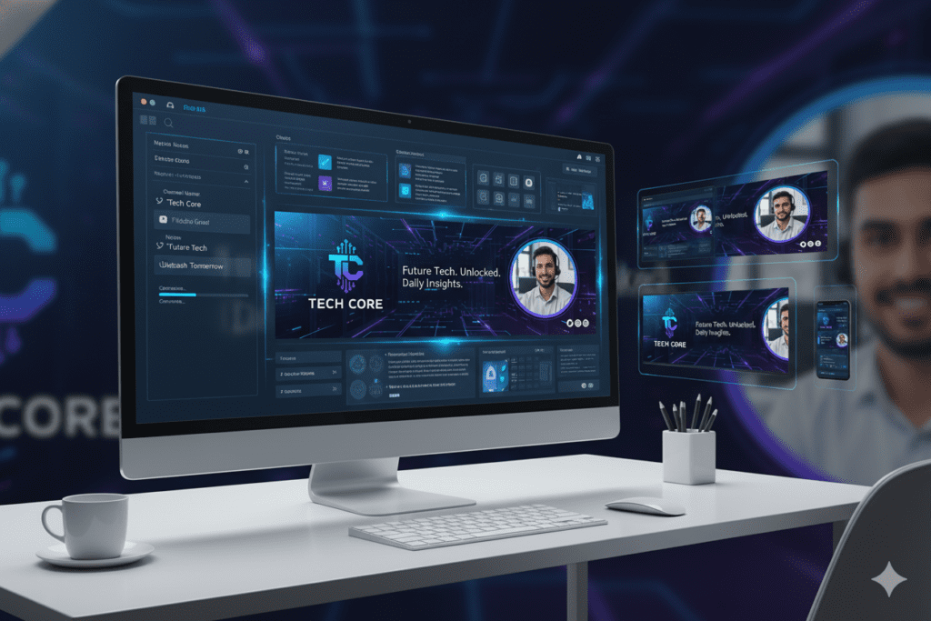 custom YouTube channel art free