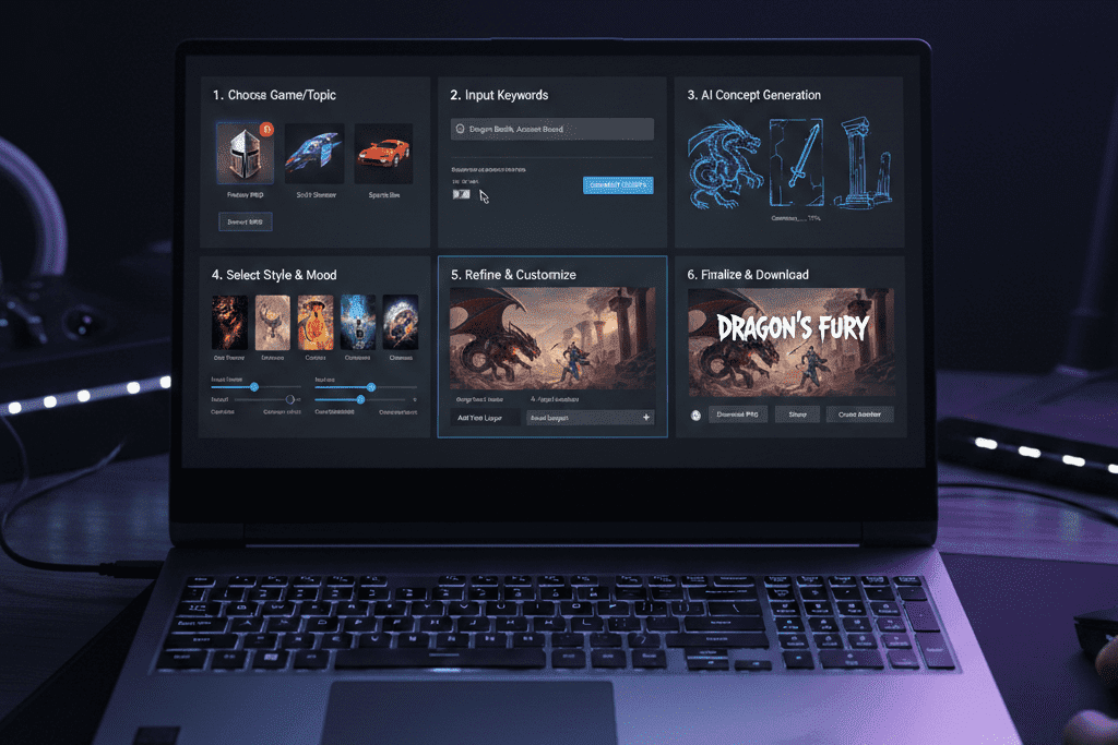 gaming thumbnail generator ai