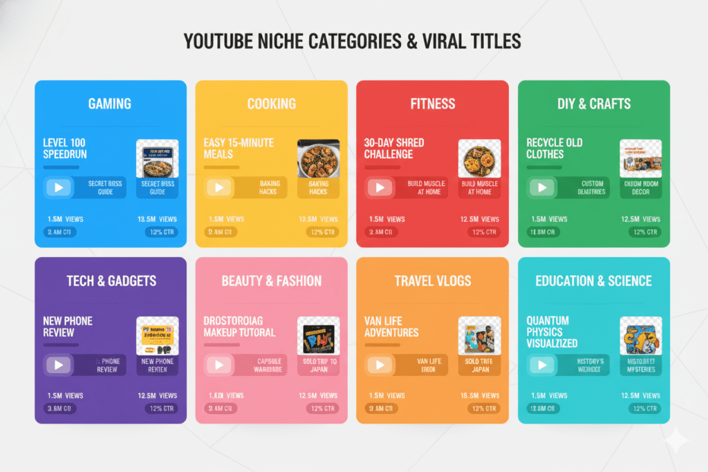 The Ultimate YouTube Title List for Growth: 100+ Proven Formulas That Actually Get Clicks in 2026 5 high CTR YouTube title examples