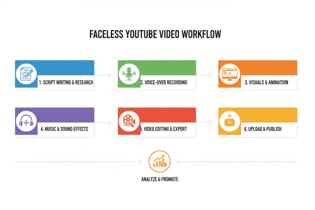 how to make faceless YouTube videos
