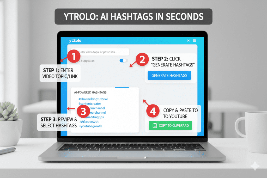 popular youtube hashtags for more views