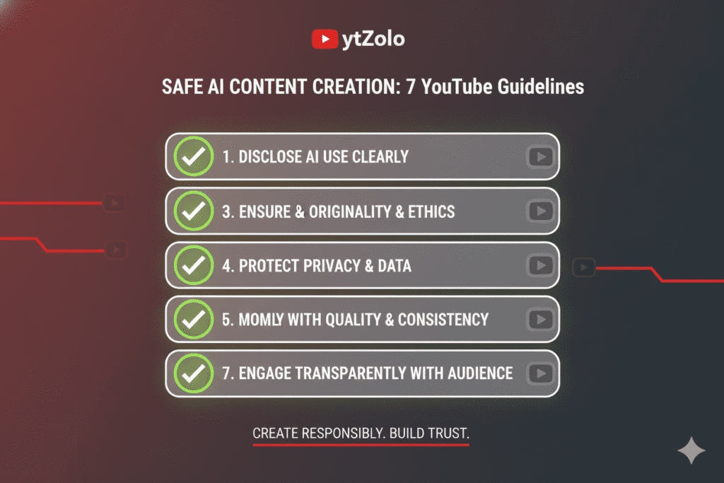 youtube rules for ai generated content