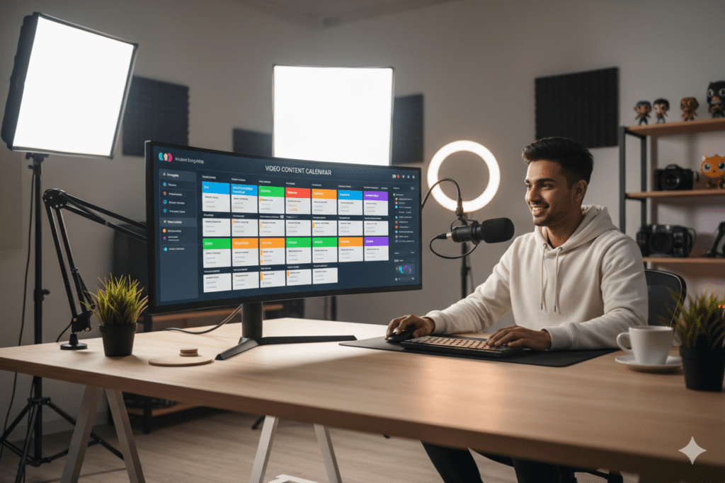 📅 The Ultimate Video Content Planner AI Guide for YouTubers (Plan Less, Grow More in 2026)