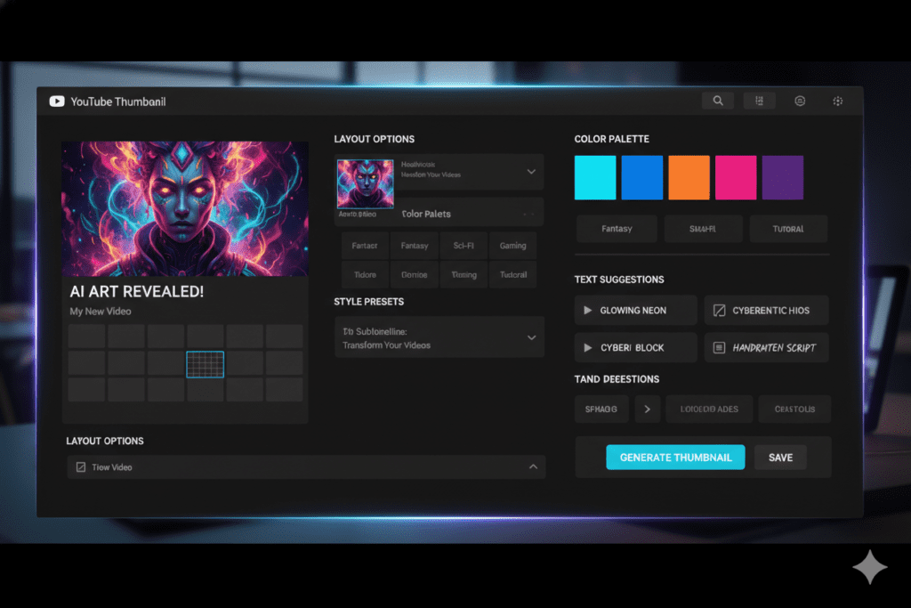 AI YouTube thumbnail generator free