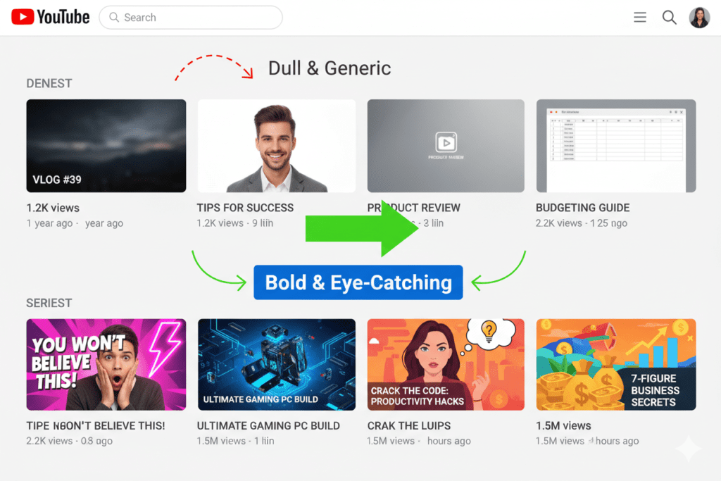 AI YouTube thumbnail generator no watermark