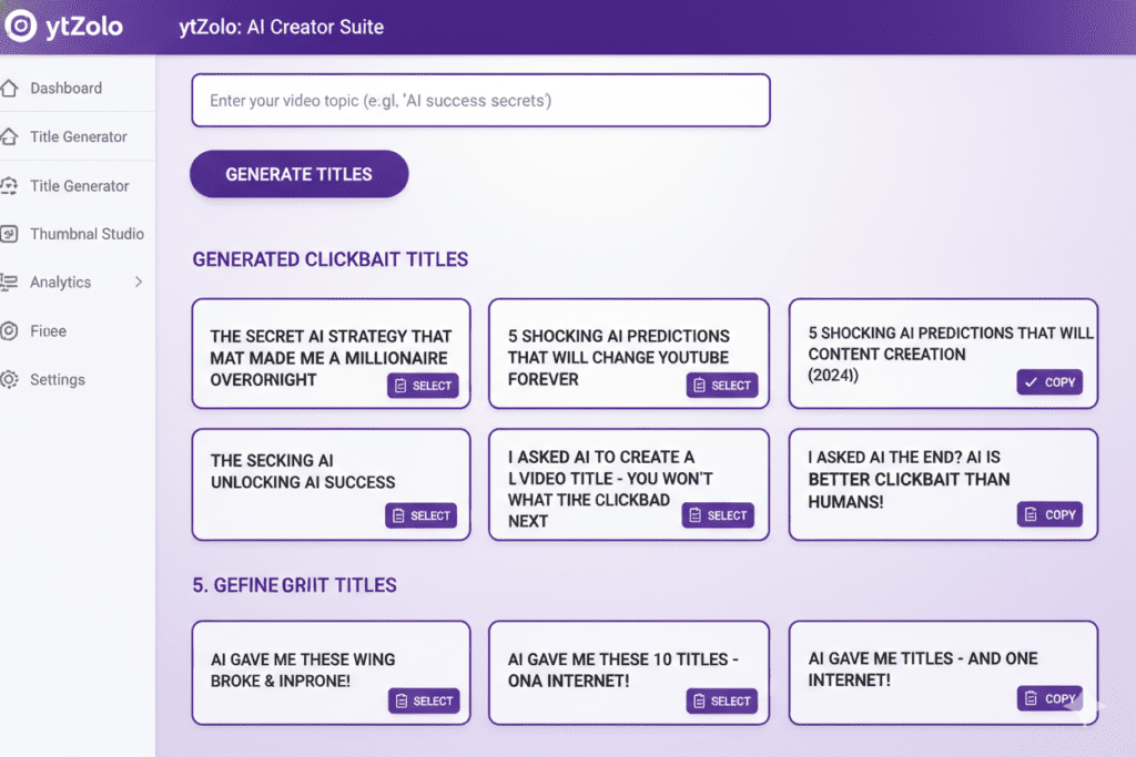 AI YouTube title generator 2026