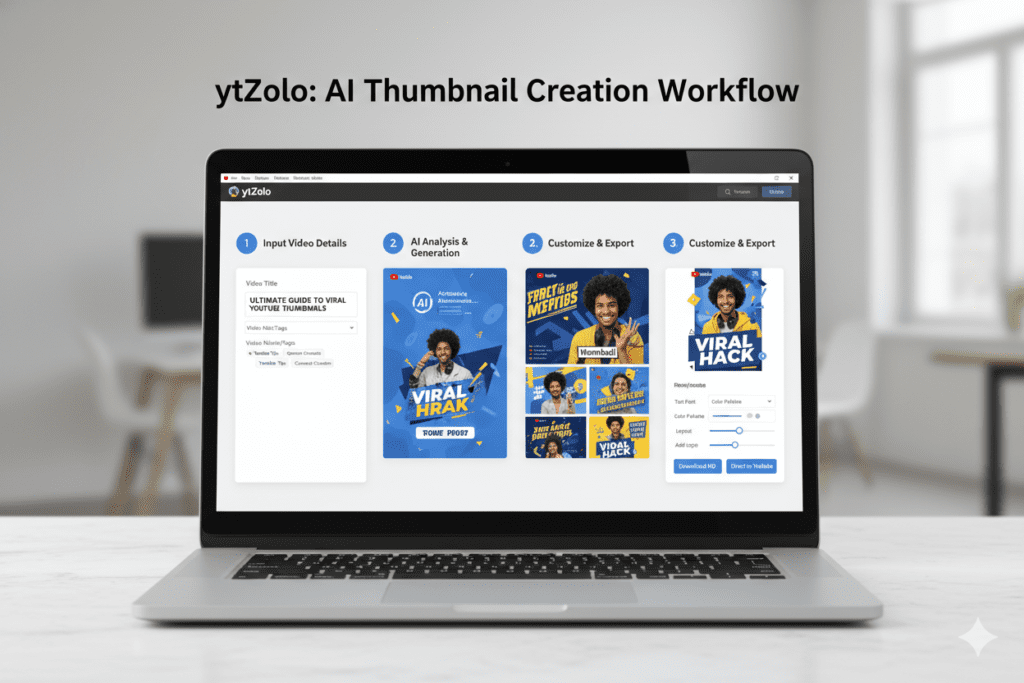 AI-powered YouTube thumbnail design