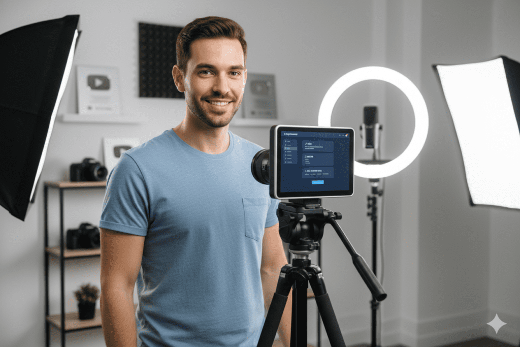 AI script writing tool for YouTube videos