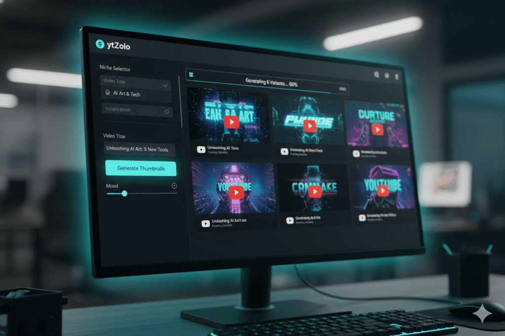 AI thumbnail for YouTube