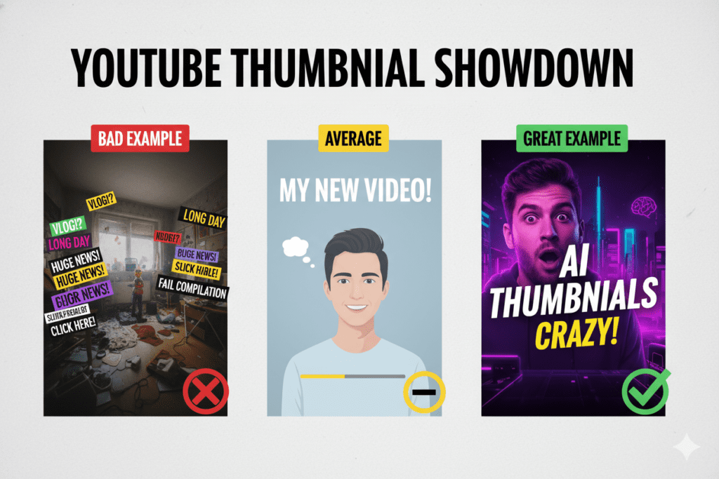 AI thumbnail for YouTube