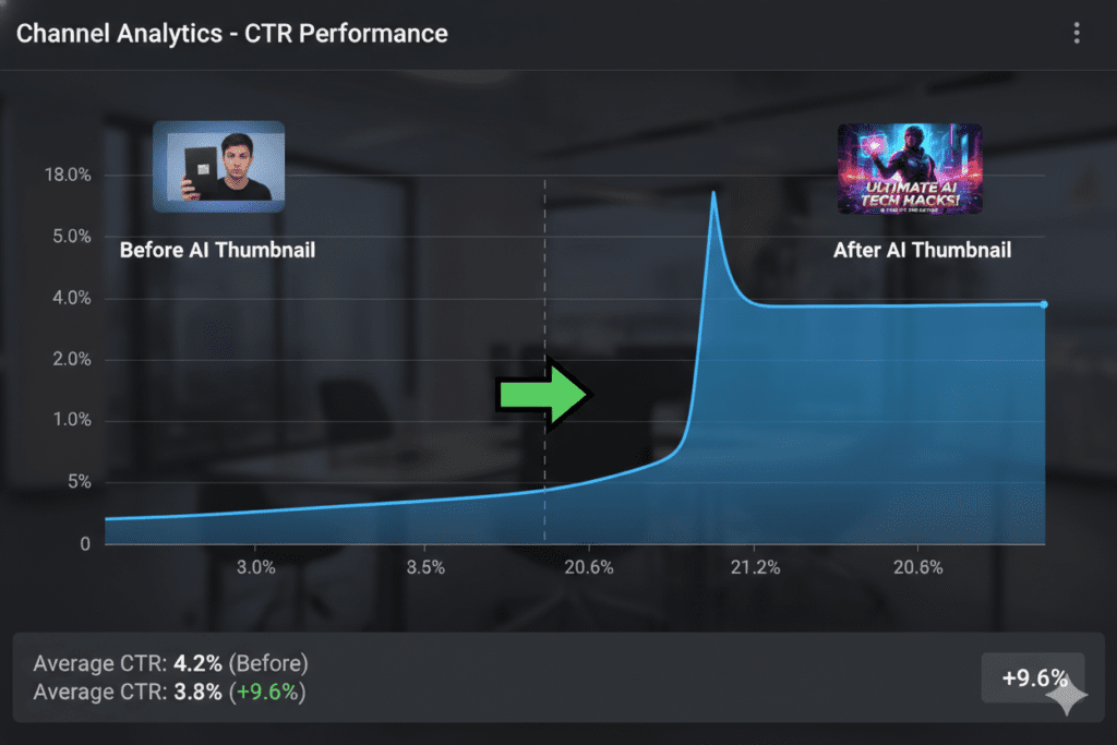 AI thumbnail generator for YouTube