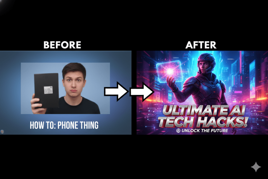 AI thumbnail generator for YouTube