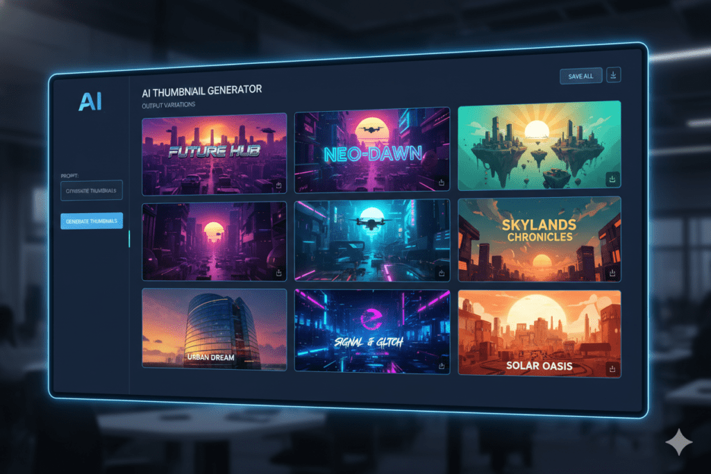 AI thumbnail generator