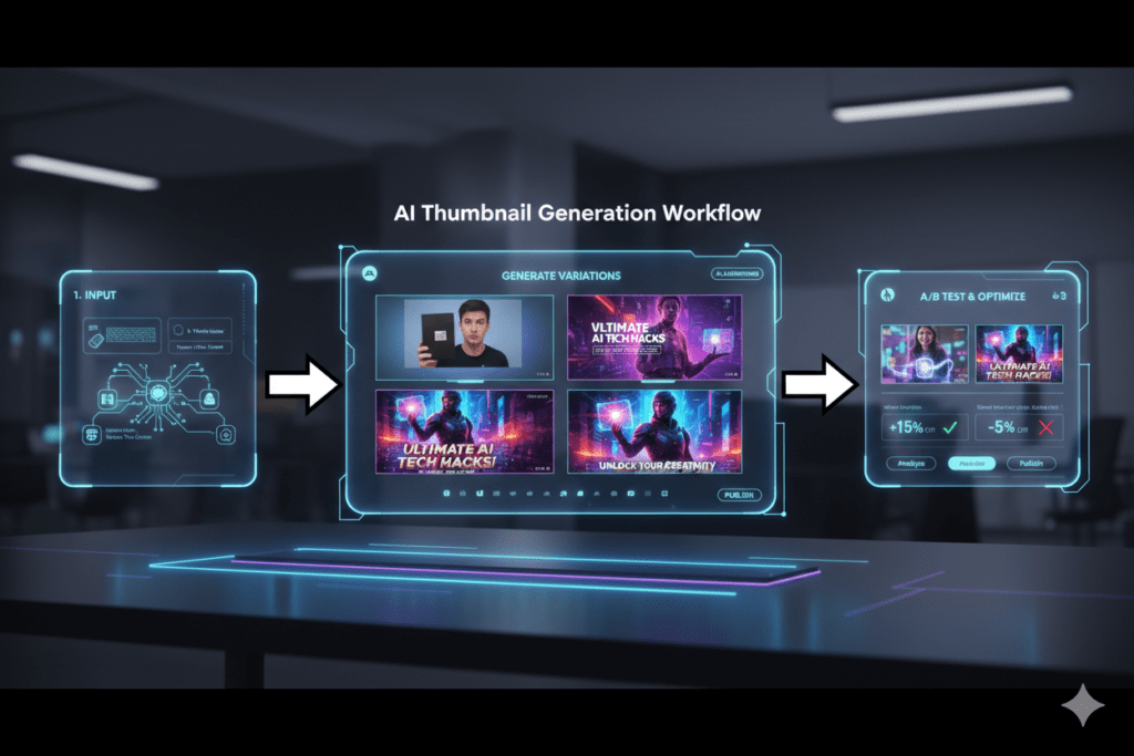 AI thumbnail maker for YouTube videos