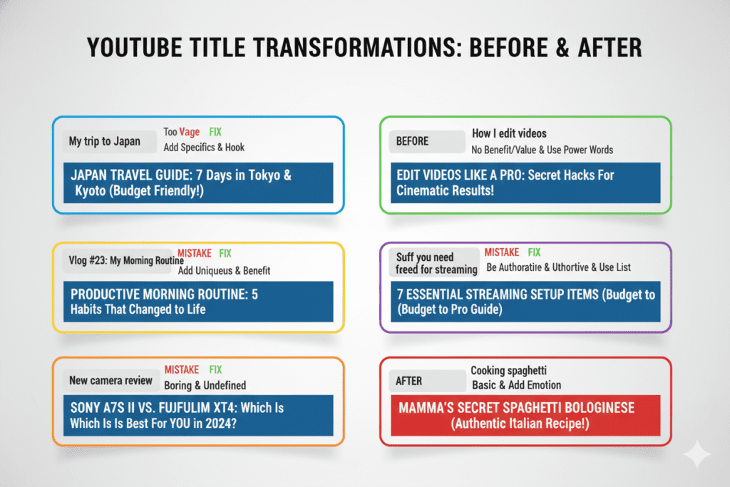 AI title generator for YouTube