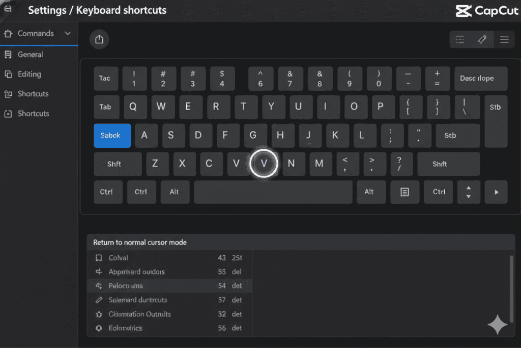 CapCut split clip feature