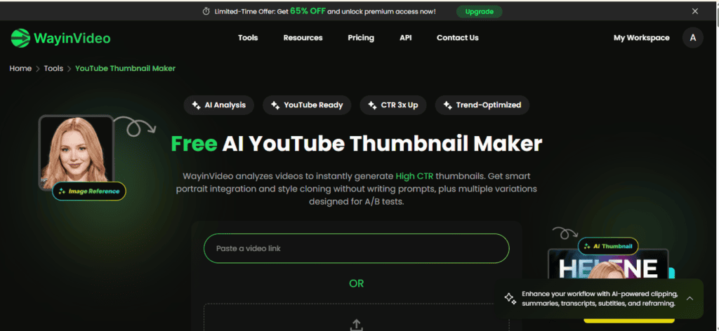 wayinvideo thumbnail generator